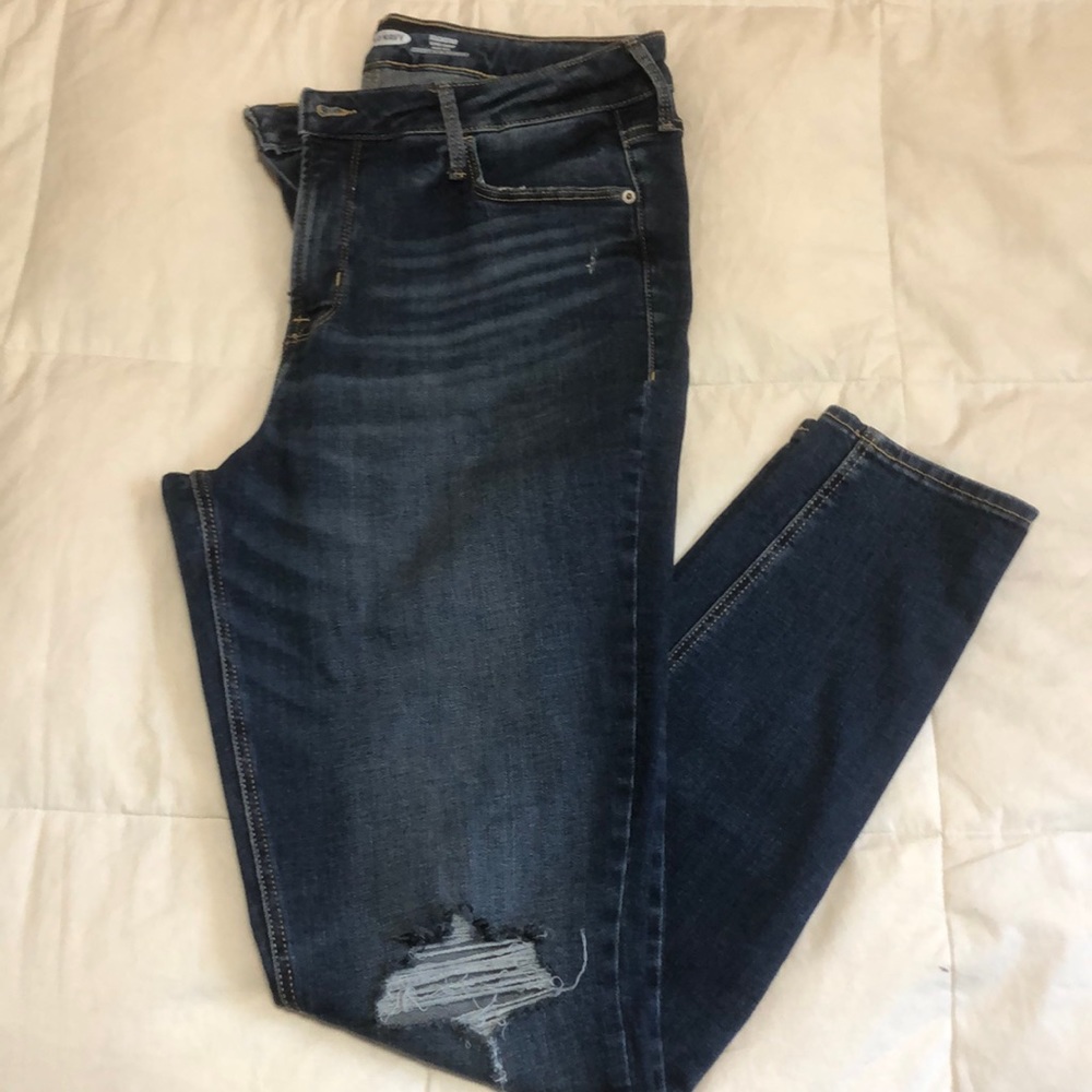 Old Navy Rockstar Super Skinny High Rise Jeans Size 12L